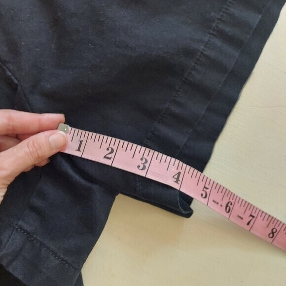 LOFT black cotton chino shorts size 6 - Picture 7 of 7